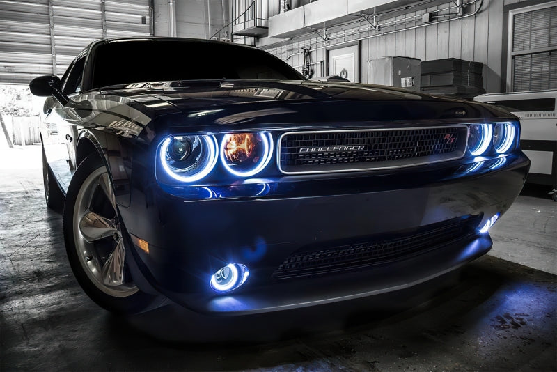 Oracle 0814 Dodge Challenger Dynamic Surface Mount Headlight/Fog Light Halo Kit COMBO