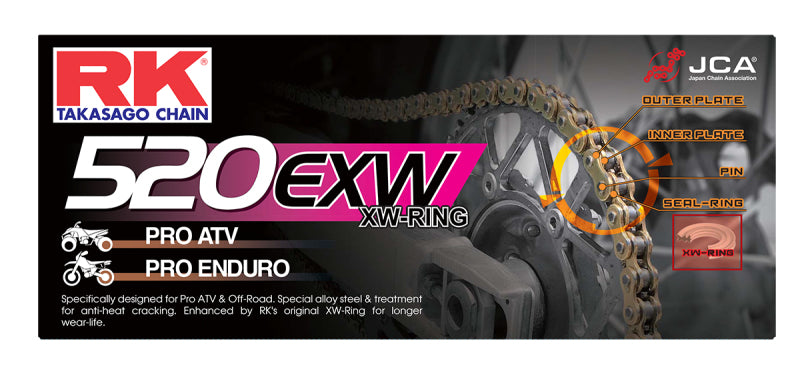 RK Chain 520EXW-92L XW-Ring - Natural