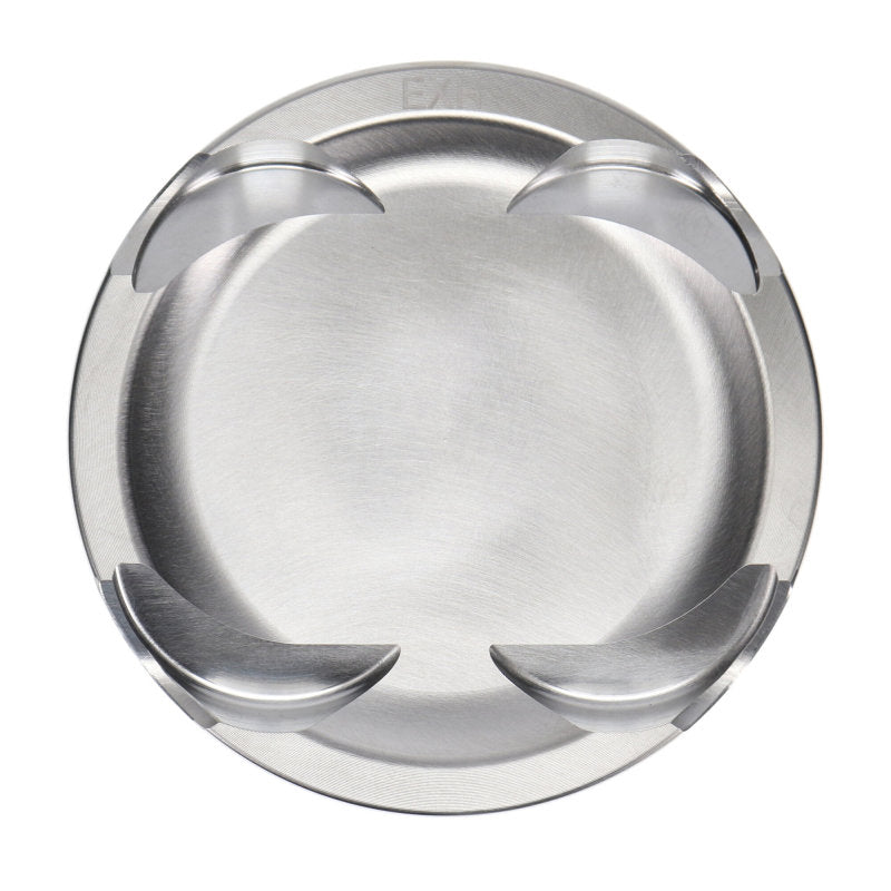 JE Pistons - Set of 4 Mitsubishi 4B11T 90.0mm Bore -9.5 Dome Asymmetrical FSR Pistons - Set of 4