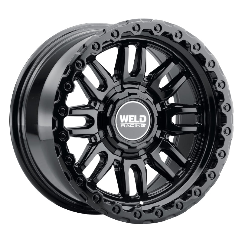 Weld Off-Road Swift 17x9in - 6x135 / 6x139.7 BP - ET-12 - 106.1mm CB - Gloss Black Wheel & Ring