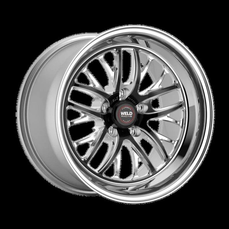 Weld S82 17x10 / 5x115 BP / 6.7in BS Black Wheel (High Pad) - Non-Beadlock