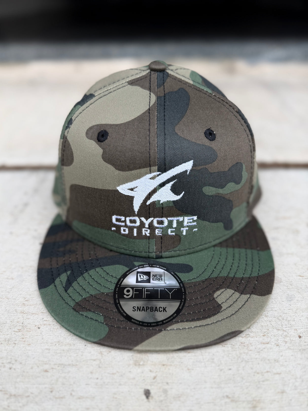 Coyote Direct New Era Camo Snapback