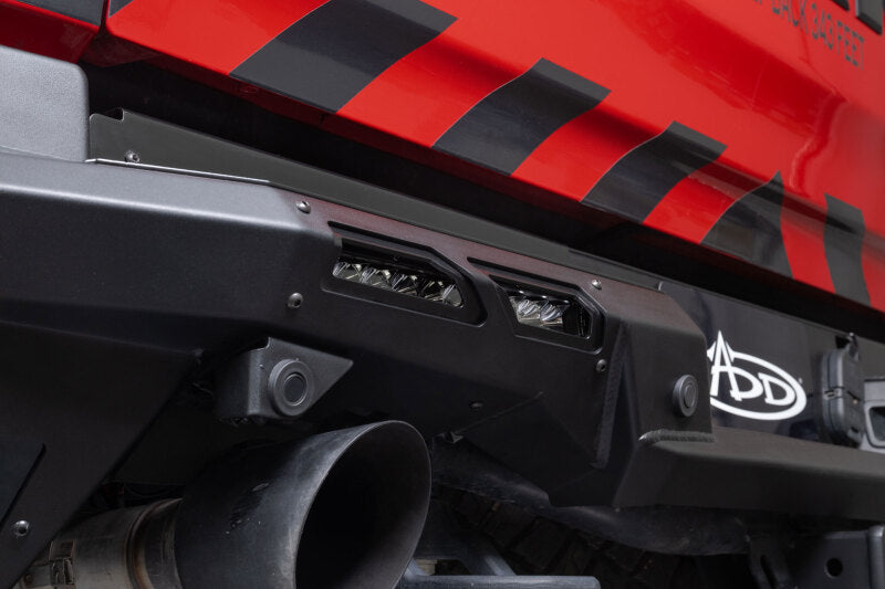 Addictive Desert Designs2025 Ram RHO Phantom Rear Bumper - Hammer Black Powder Coat