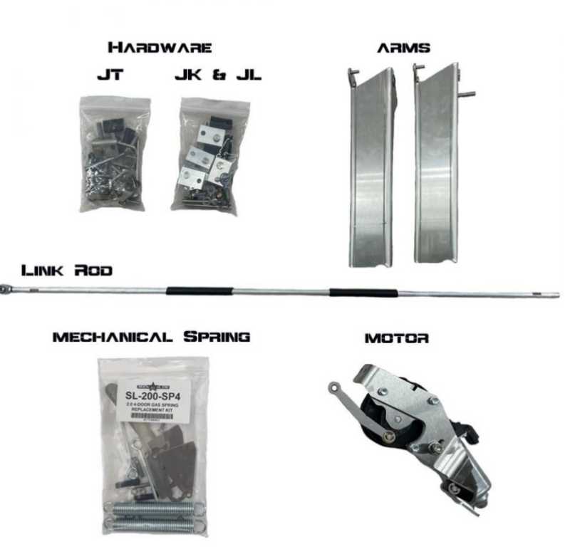 Rock Slide Rebuild Kit for Gen2 Step Sliders - JK 2.0 4D DRVR