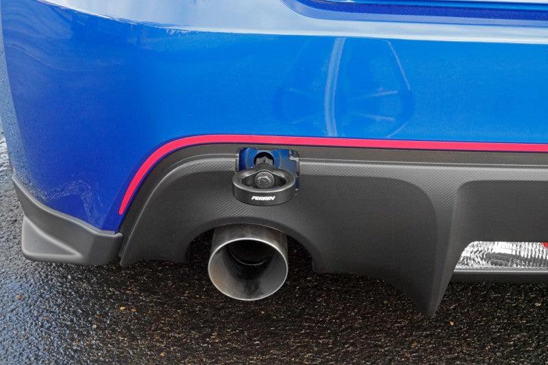 PERRIN 13-26 Subaru BRZ / 13-20 Scion FRS & Toyota 86 / 22-26 GR86 Tow Hook Kit (Rear) - Black