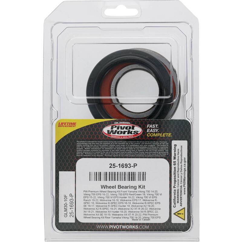 Pivot Works Premium Wheel Bearing
