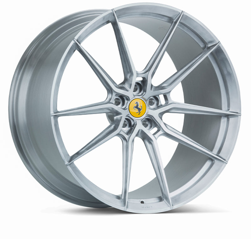 Vossen x Novitec NF9 22x9.5 - 5x114.3 BP - ET34 - Brushed Gloss Clear Ferrari Purosangue Front Wheel