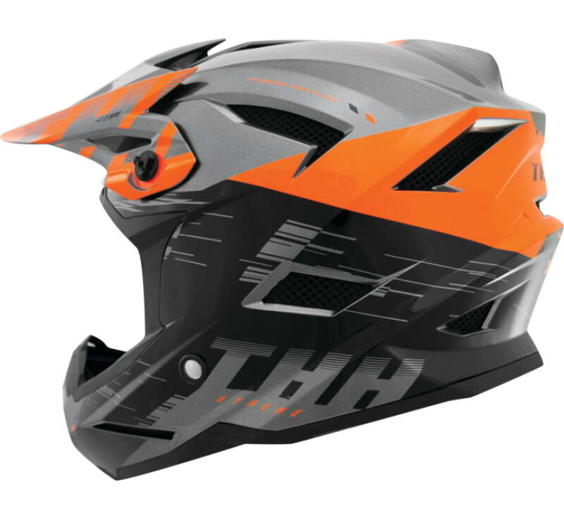 THH Helmets T-42 BMX Xtreme Gray/Orange - XS