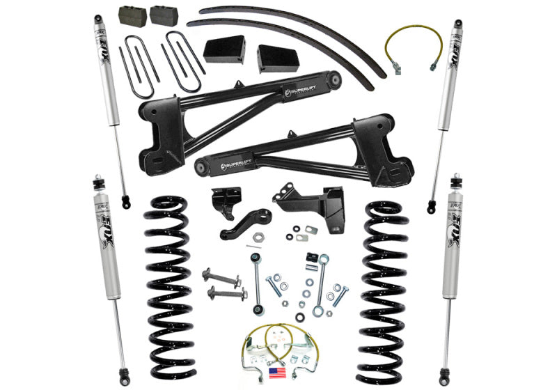 Superlift 08-10 Ford F-250 SuperDuty 4WD Diesel 8in Lift Kit w/ Repl Radius Arms/Fox 2.0 Shocks