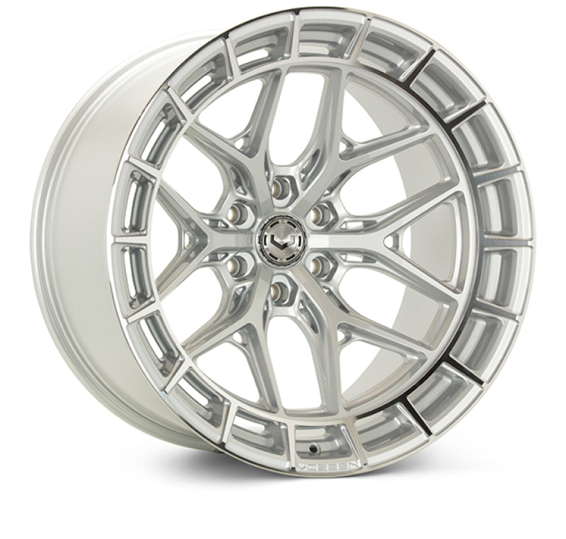 Vossen HFX-6 24x10 - 6x135 - ET25 - Deep - 87.1 - Silver Polished Wheel