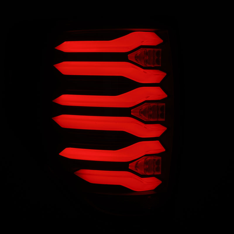 AlphaRex 09-14 Ford F150 LUXX LED Taillights - Black Housing