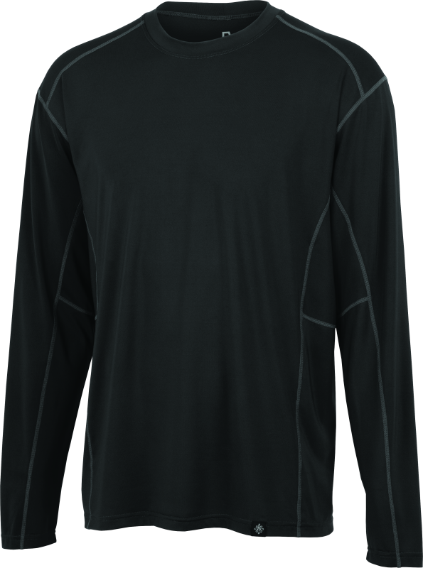 FIRSTGEAR Base Layer Shirt Lightweight Long-Sleeve Dark Grey - XL