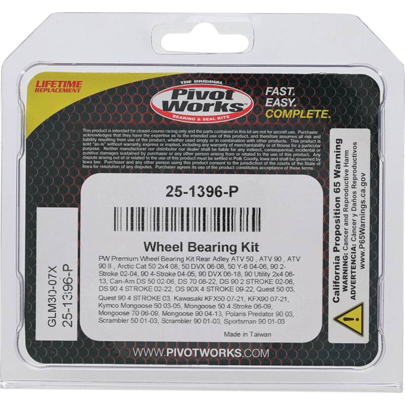 Pivot Works Premium Wheel Bearing
