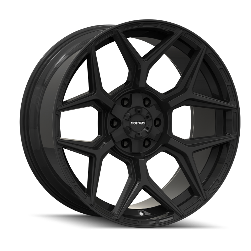 Mayhem Vanquish 8119 20X9.5 / 5x127/5x139.7 / 0mm Offset / 78.1mm Hub - Gloss Black