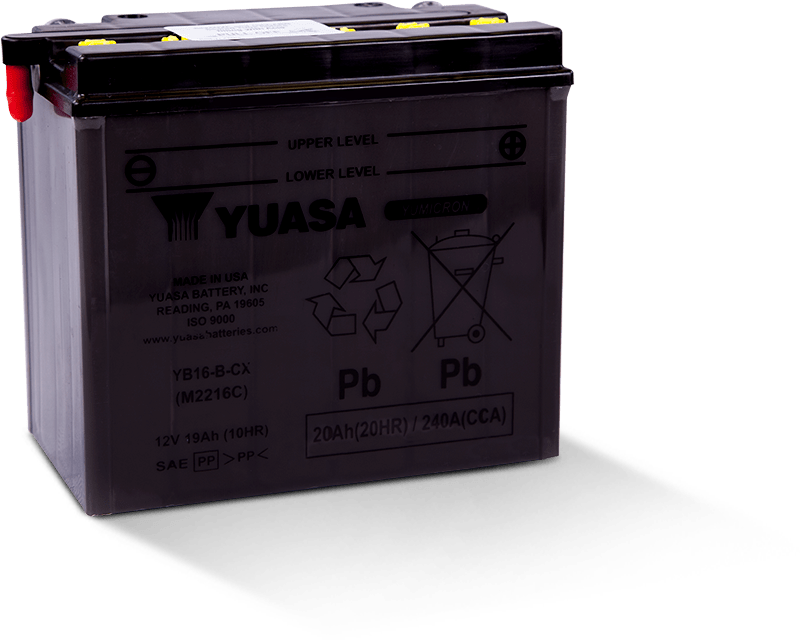 Yuasa YB16-B-CX Yumicron CX 12-Volt Battery