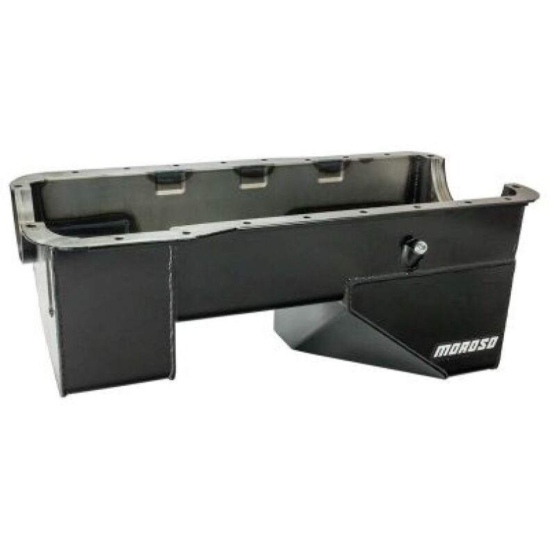 Moroso 66-77 Ford Bronco (351W) 9in Deep Billet End Seals Rear Sump Steel Oil Pan