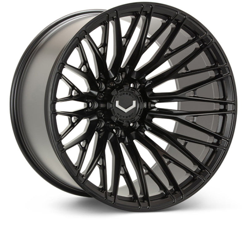 Vossen VFX-04 24x12 - 8x180 - ET44 - Ultra Deep - 124.3 - Satin Black Wheel