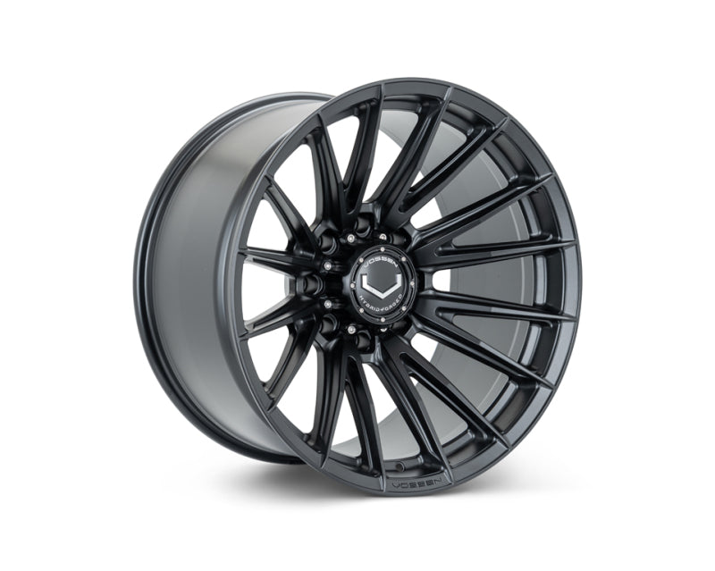 Vossen HFX-2 20x10 - 8x170 - ET18 - Super Deep Face - 125.1 - Satin Black Wheel