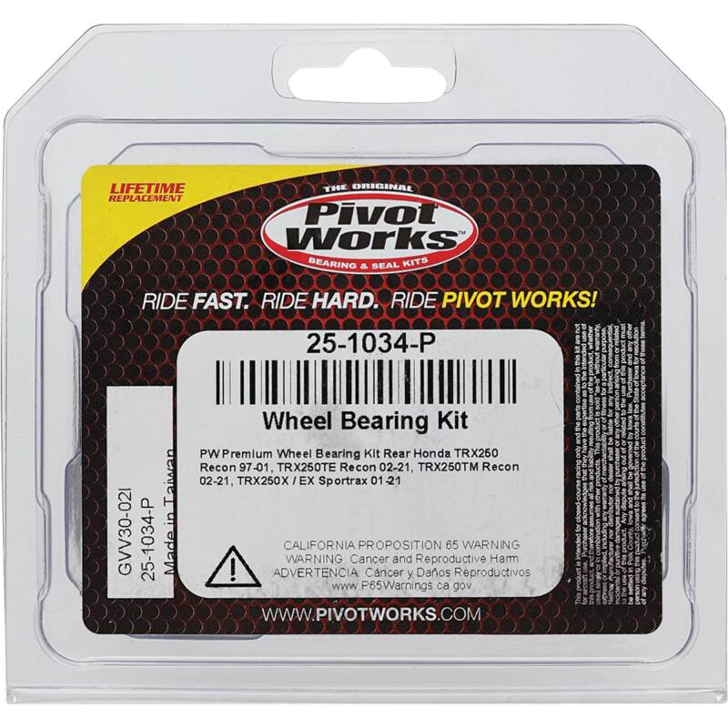 Pivot Works Premium Wheel Bearing