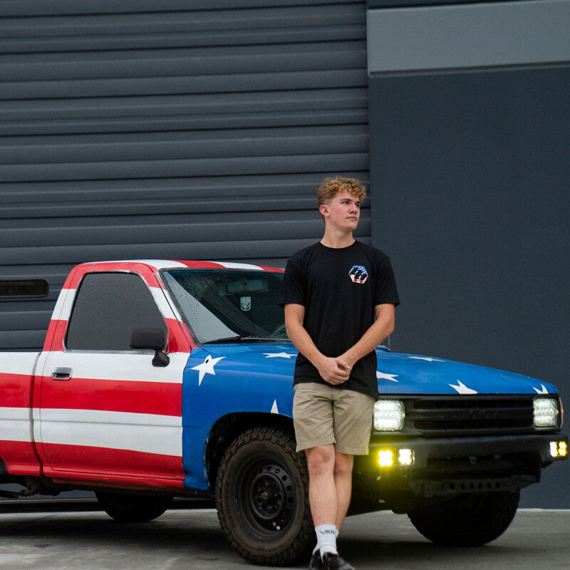 Baja Designs Freedom Mens T-Shirt Universal - Large Black