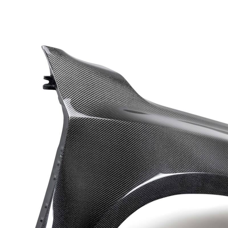 Seibon 2022 Nissan Frontier MB-Style Carbon Front Fibers Pair (2in rise 4in Wider)