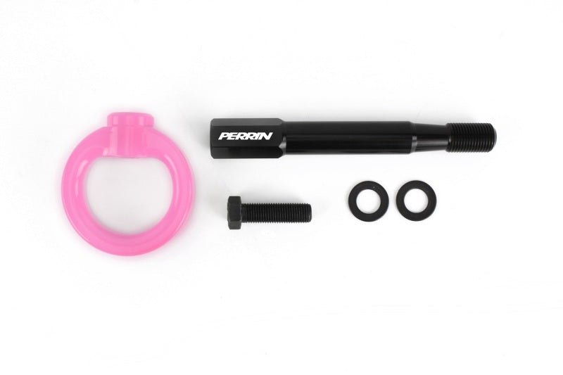 PERRIN 15-21 Subaru WRX/STI Tow Hook Kit (Rear) - Hyper Pink