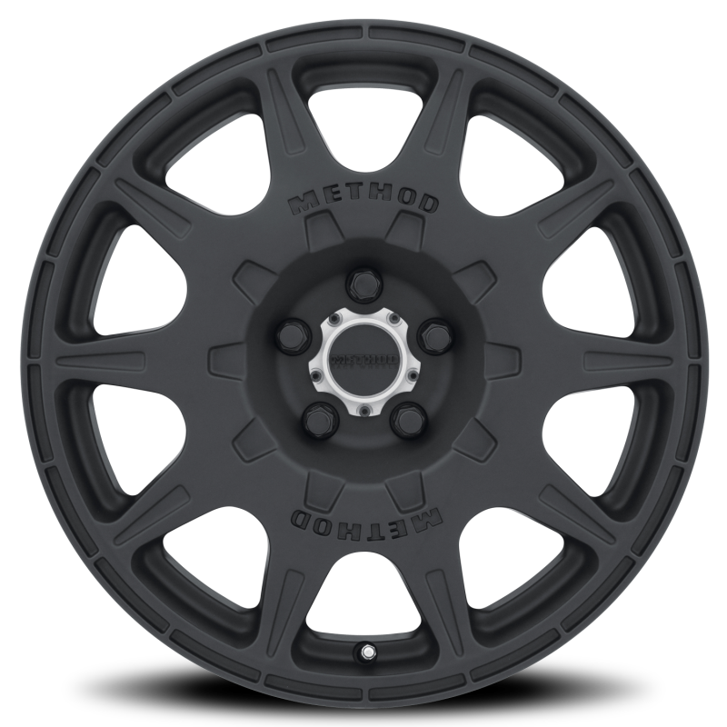 Method MR502 RALLY 17x8 +38mm Offset 5x100 67.1mm CB Matte Black Wheel