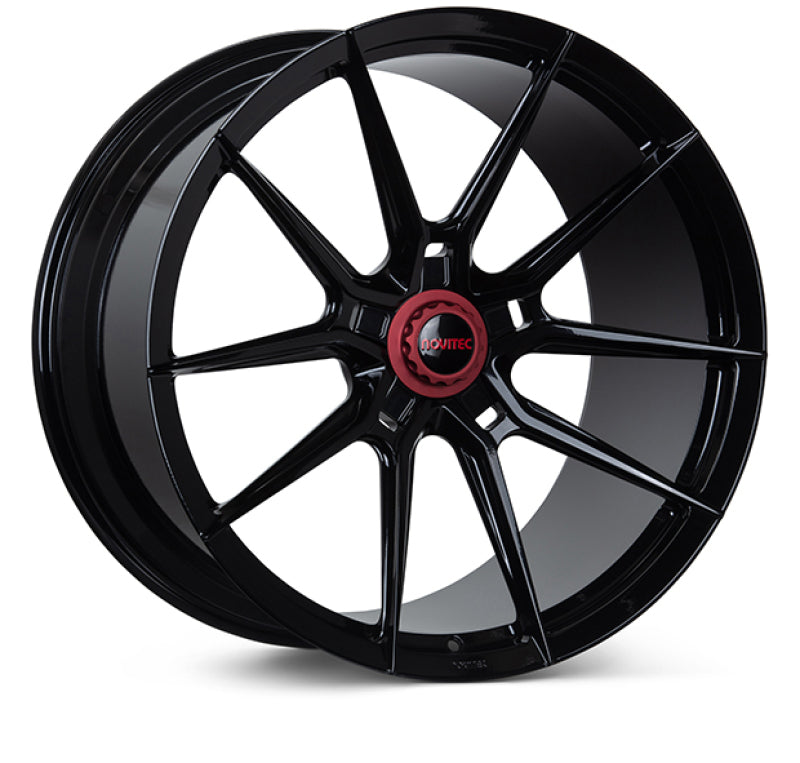 Vossen x Novitec NF10 21x12in - 5x114.3 BP - ET28 - Gloss Black Mclaren 720 / 765 Rear Wheel