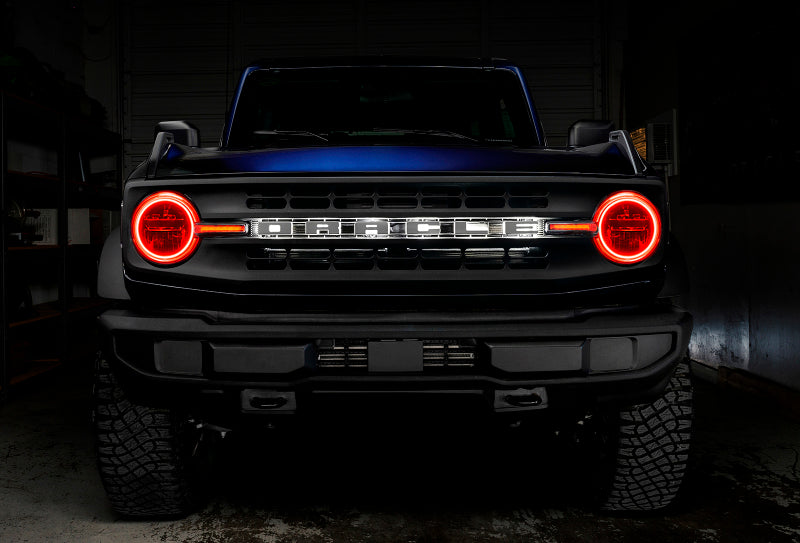 Oracle 2122 Ford Bronco Headlight Halo Kit w/DRL Bar Base Headlights w/Simple Control