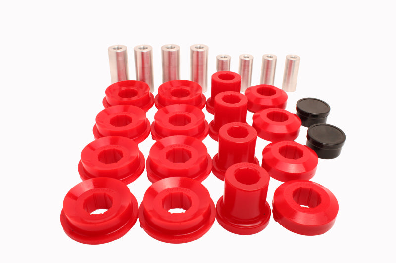 Energy Suspension 12-20 Tesla Model S Front Control Arm Bushing Set - Red
