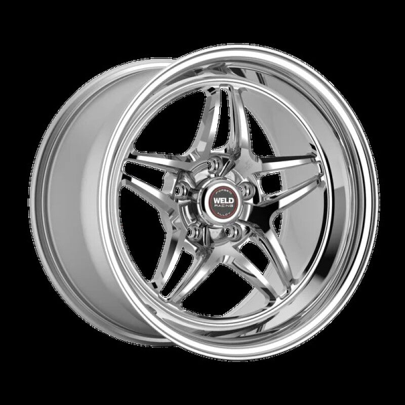 Weld S81 17x11 / 5x115 BP / 6.2in BS Polished Wheel (High Pad) - Non-Beadlock