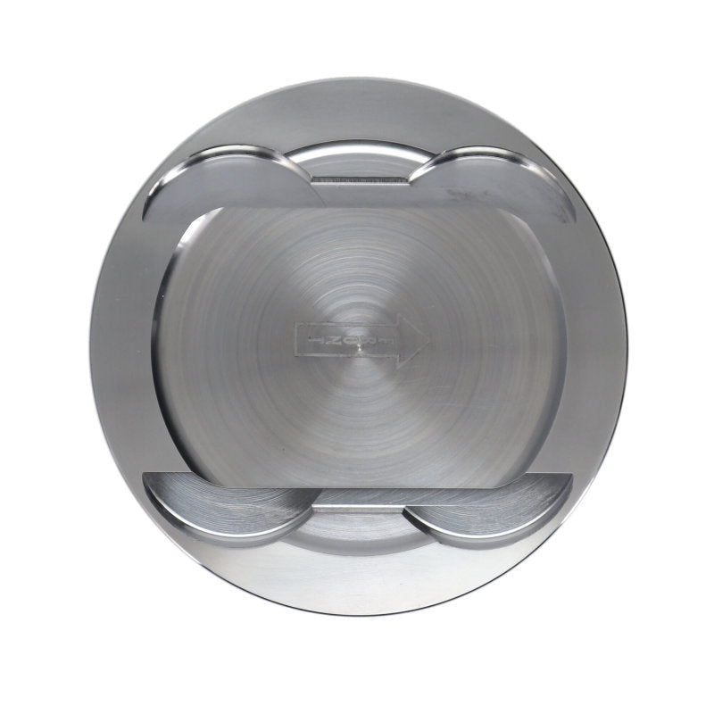 Manley Ford 3.7L Cyclone 3.780in Bore -5.0cc Dish (9.5:1 Comp) Coated Piston Set