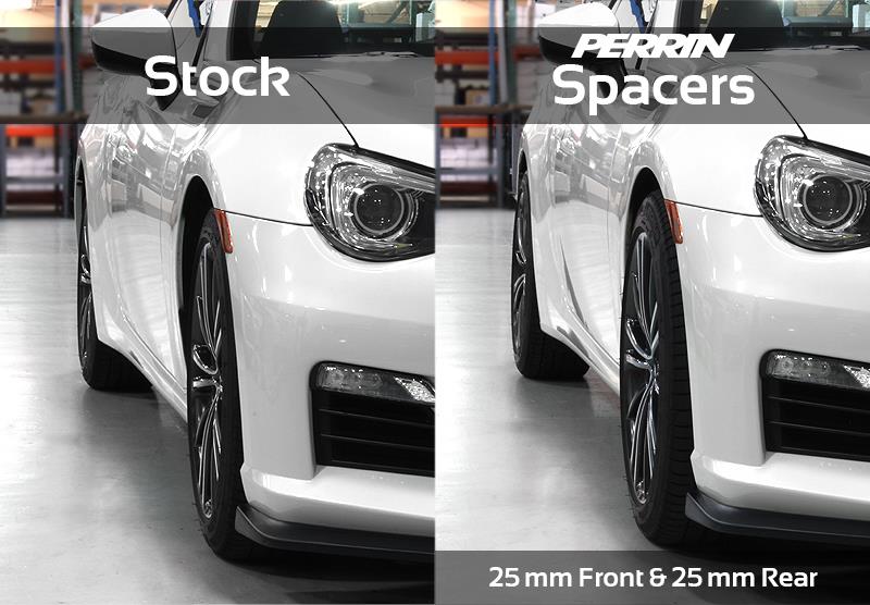 PERRIN 02-14 Subaru WRX / 2004 STI / 13-26 BRZ & Toyota GR86 30mm Wheel Spacers 5x100 56mm CB - Pair