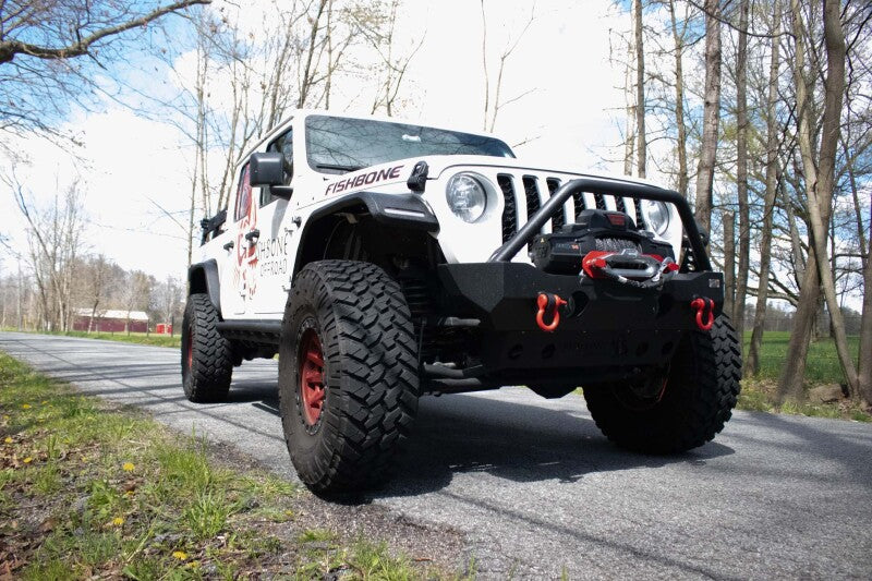 Fishbone Offroad 2018+ Jeep Wrangler JL/JLU/2020+ Gladiator JT Steel Front Fender Flares - Black