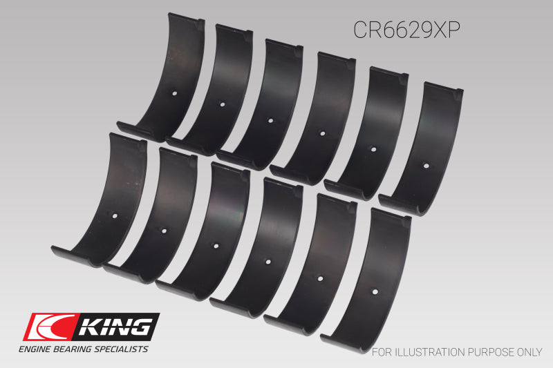King Engine Bearings Mitsubishi 6G72 (Size 0.26) Connecting Rod Bearing Set