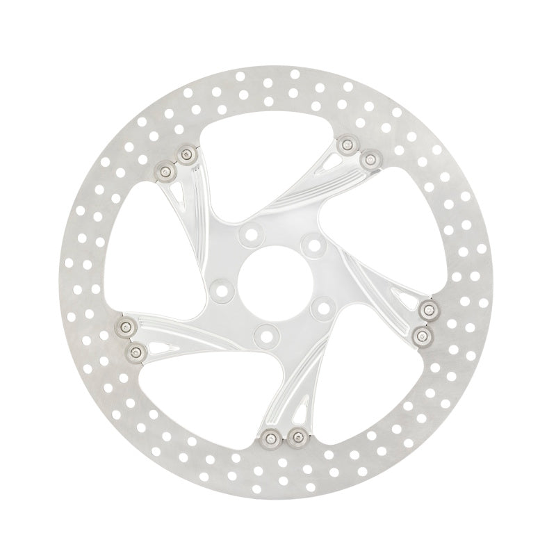 Performance Machine Disc/Carr 11.8 Cruise Front Left - Contrast Cut Platinum