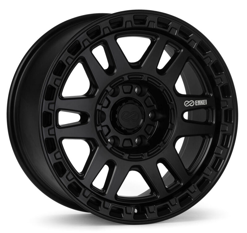 Enkei Trail-Tracker 18x9 / 6x139.7 BP / ET0 / 106.1mm Bore - Matte Black Wheel