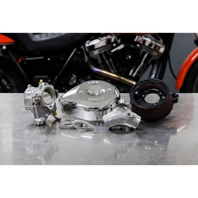 S&S Cycle 2006 BT Super G Carburetor & Stealth Air Cleaner Kit w/ Chrome Teardrop