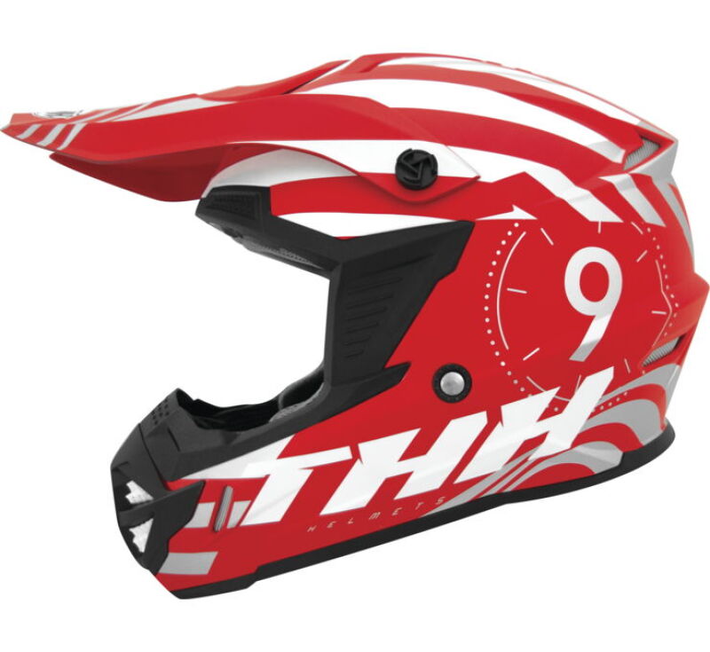 THH Helmets T730X Twister Red/Silver - XS