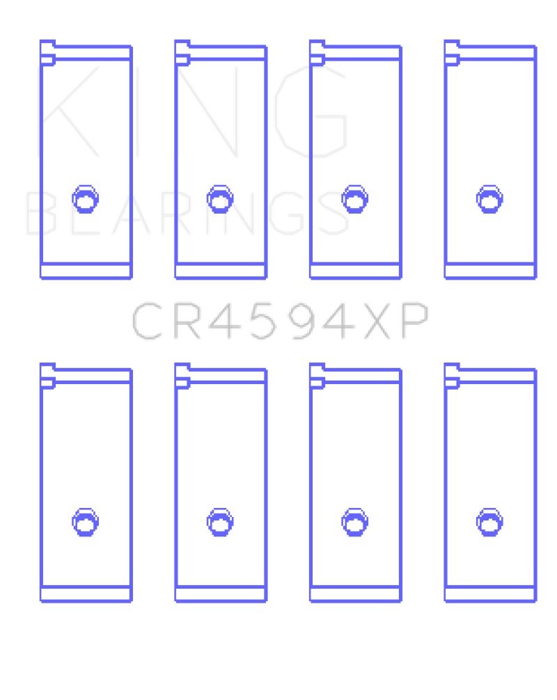 King Engine Bearings Suzuki M18A/M16A/M16A (Size STD) Performance Rod Bearing Set