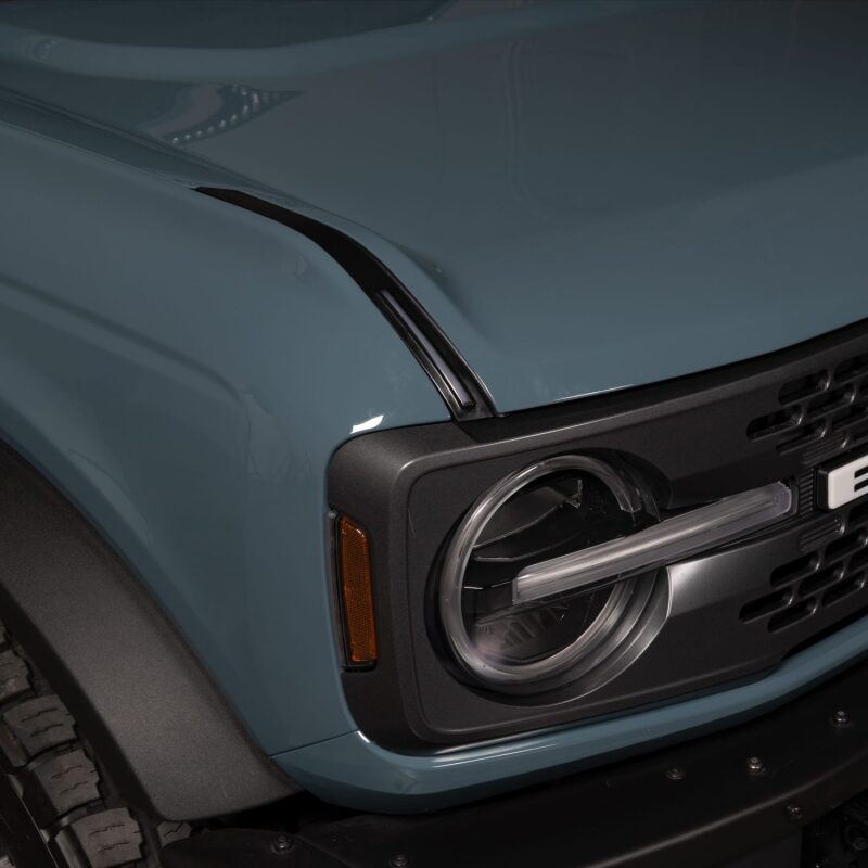 Putco 22-24 Ford Bronco Luminix DRL LED Light Hood Limb Riser (Factory Hood Side Hinge Replacements)