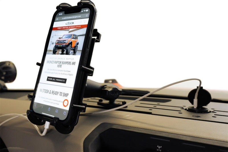Addictive Desert Designs21-23 Ford Bronco & Bronco Raptor Digital Device Dash Mount