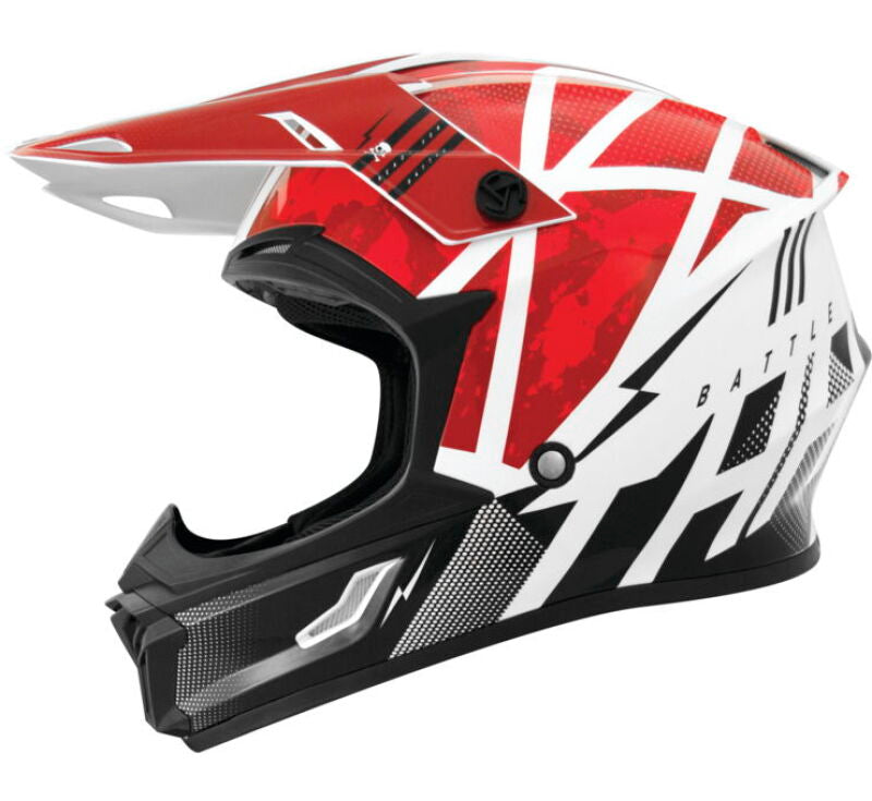 THH Helmets T710XR Battle Red/Black - XS