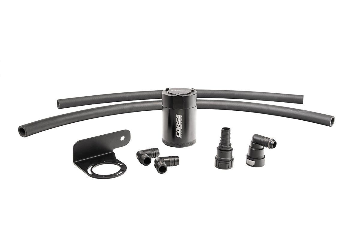 ALUMINUM OIL CATCH CAN W/ BRACKET (CC0009) 2015-2024 FORD F-150 5.0L V8