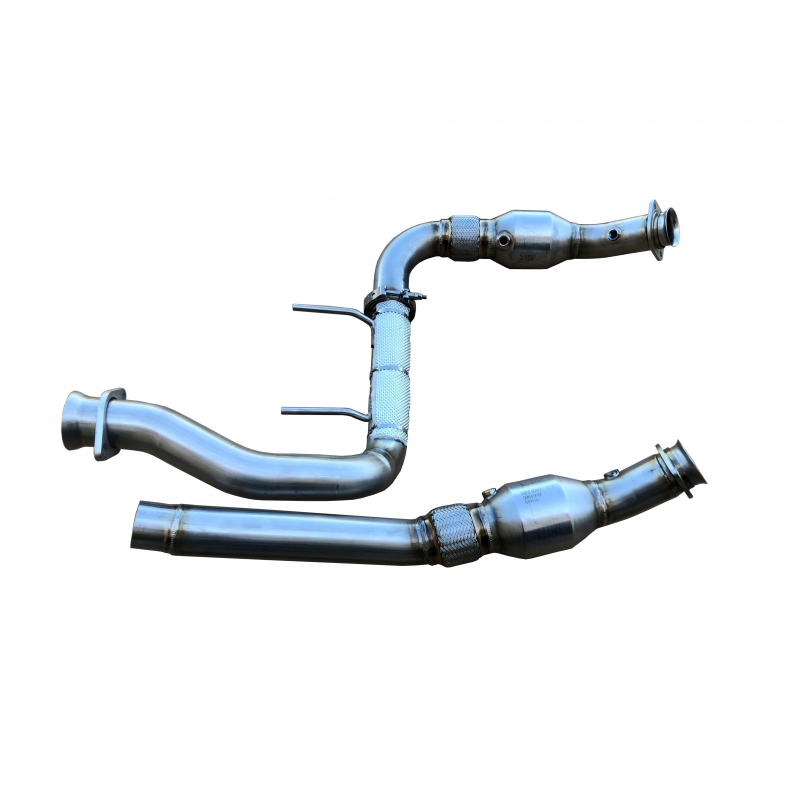 SPD 2015 - 2025 Ford F150 Coyote 5.0L Raptor 304SS Catted Downpipes