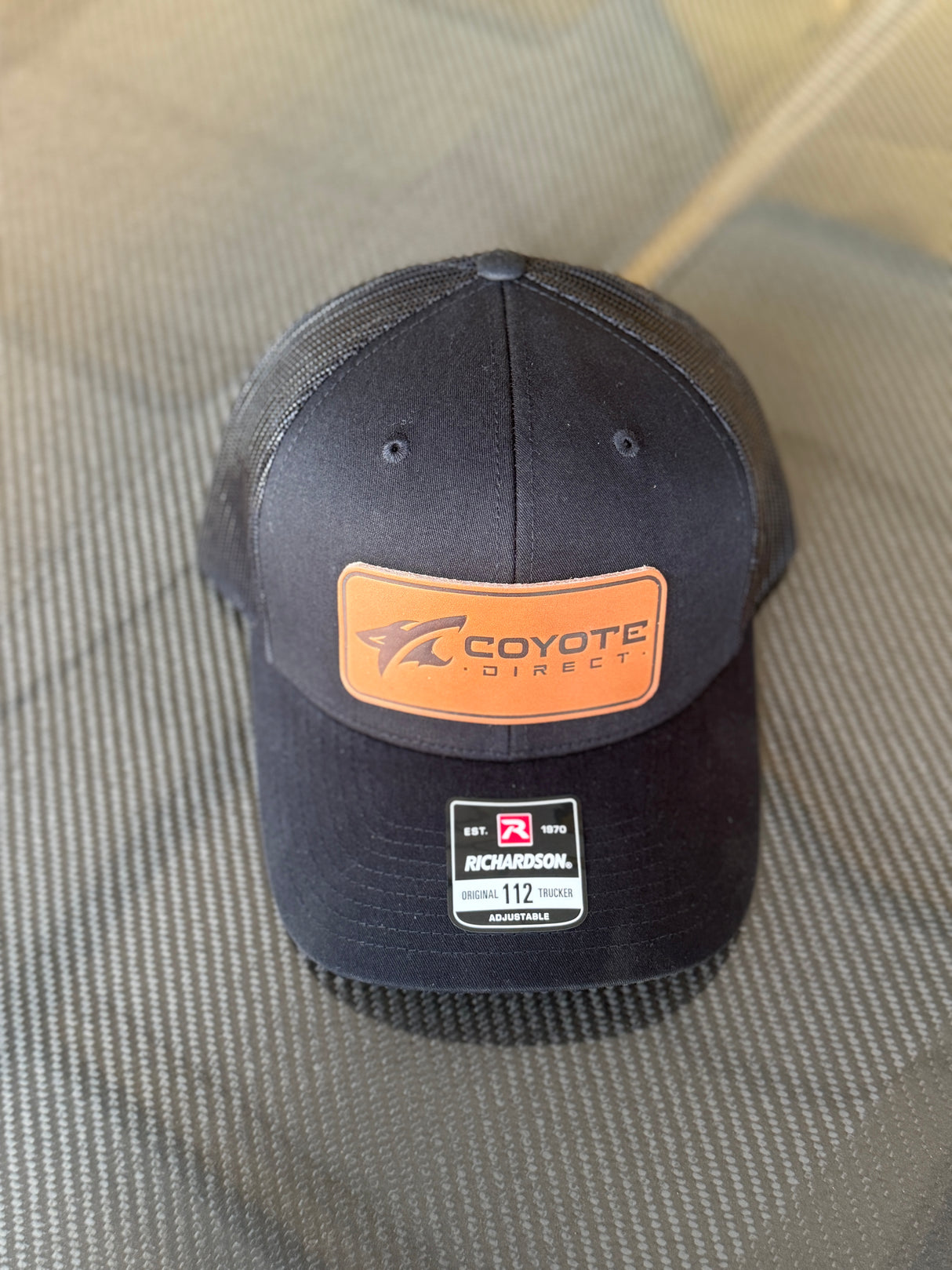 Leather Patch CD Baseball Cap