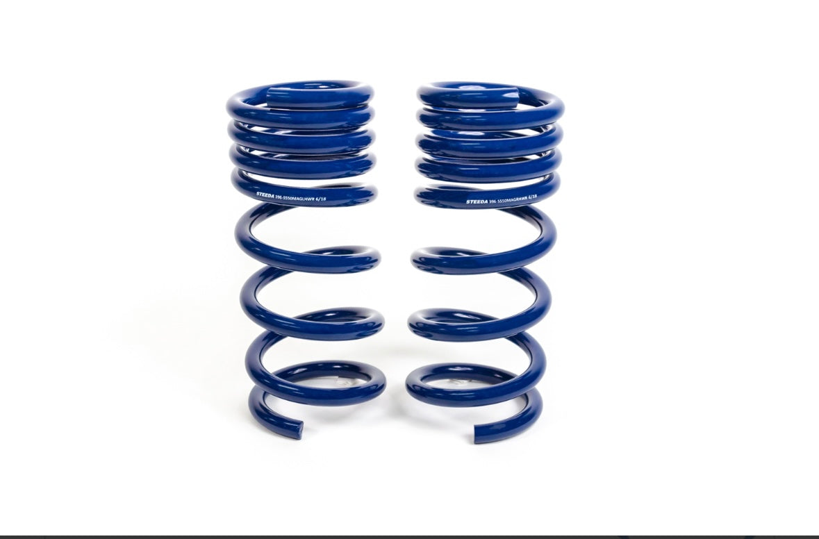 Steeda Mustang MagneRide Sport Progressive Lowering Springs (2015-2026)