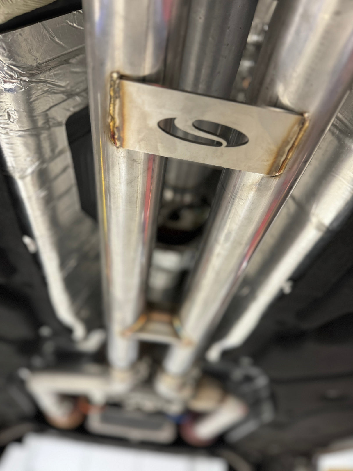 Steeda Mustang 5.0L Coyote 304 Stainless Resonator Delete H-Pipe (2015-2026)