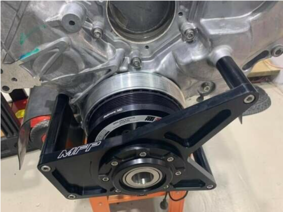 MFP-WHIPPLE-CS Crank Support Kit (2011-2023 Mustang GT with Whipple G3-G5 10 Rib Kits)