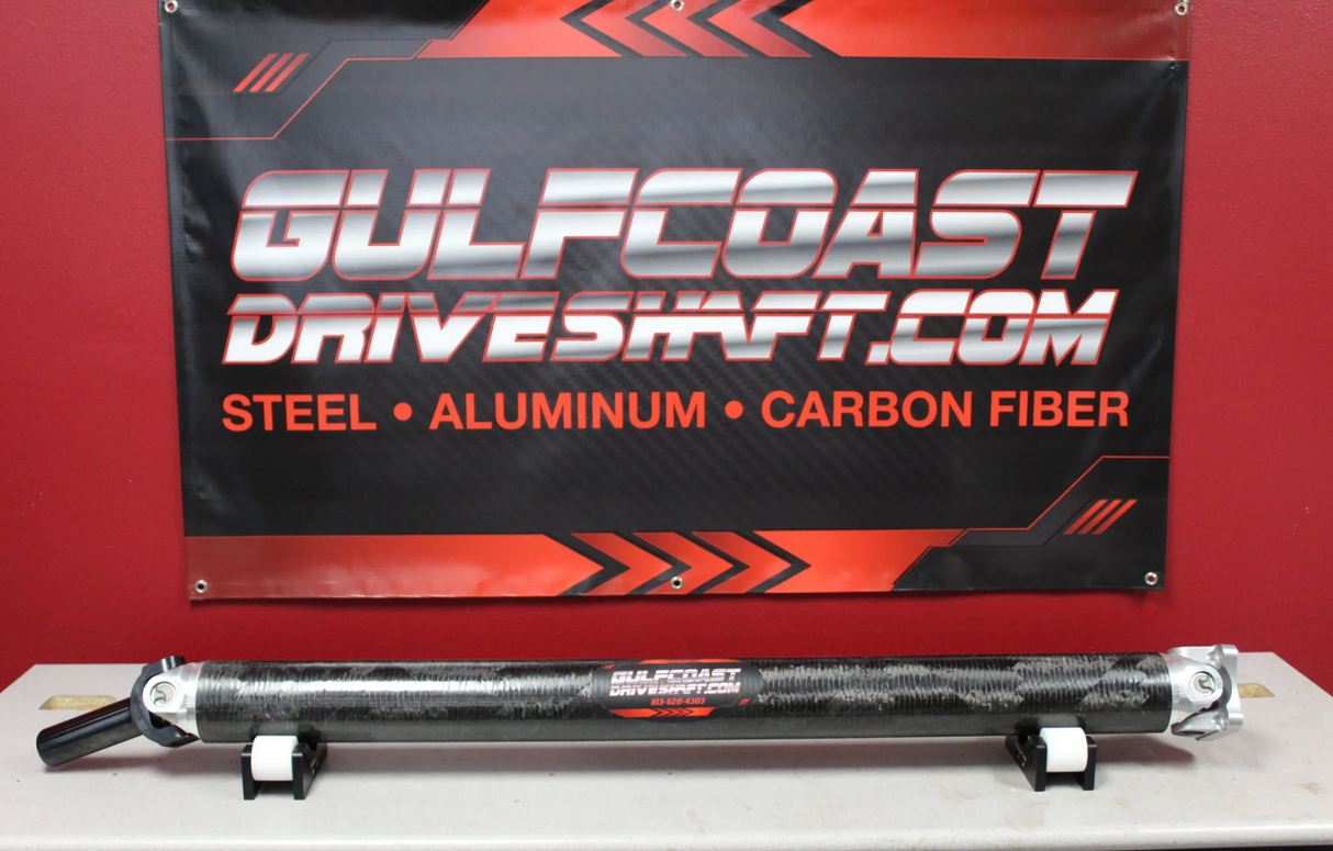 2015+ Ford F150 5.0L 4WD Reg Cab Shortbed 3.75” 1350 Series Carbon Fiber Slip Shaft DS-F1504W-SB375CF